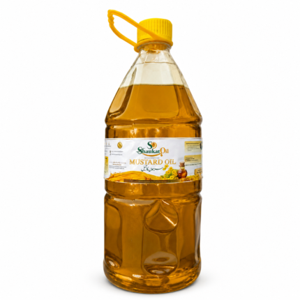 3 litre Shaukat mustard oil can for household use