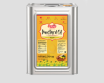 16 Litre Edible Oil Tin by Shaukat Oil Mills manufactured in Rustam Mardan Pakistan for household, restaurant, wholesale and bulk cooking oil supply.